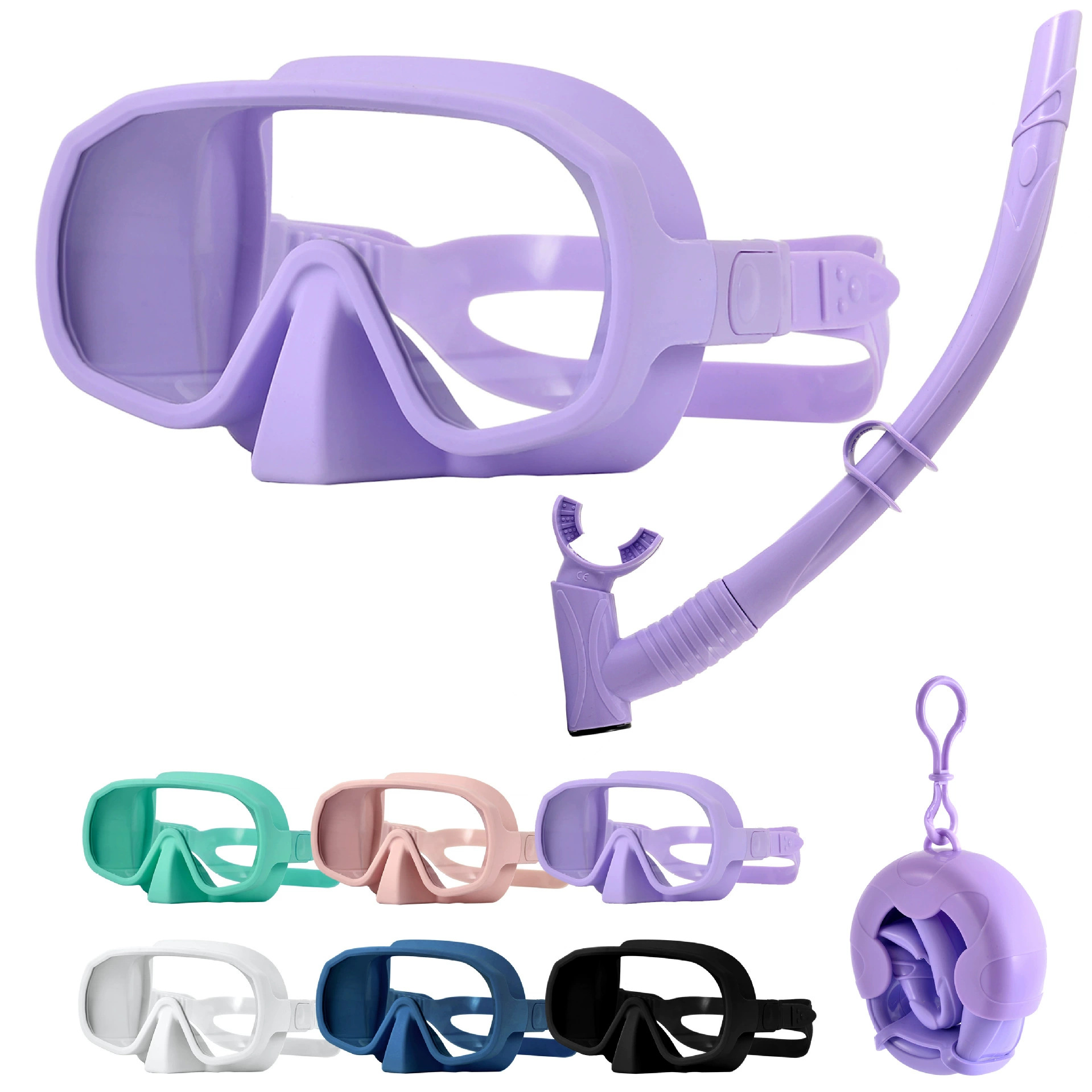 Новый набор для снорклинга для взрослых, маска для дайвинга с широким обзором, трубка для дыхания, профессиональные очки и маска для плавания и снорклинга.