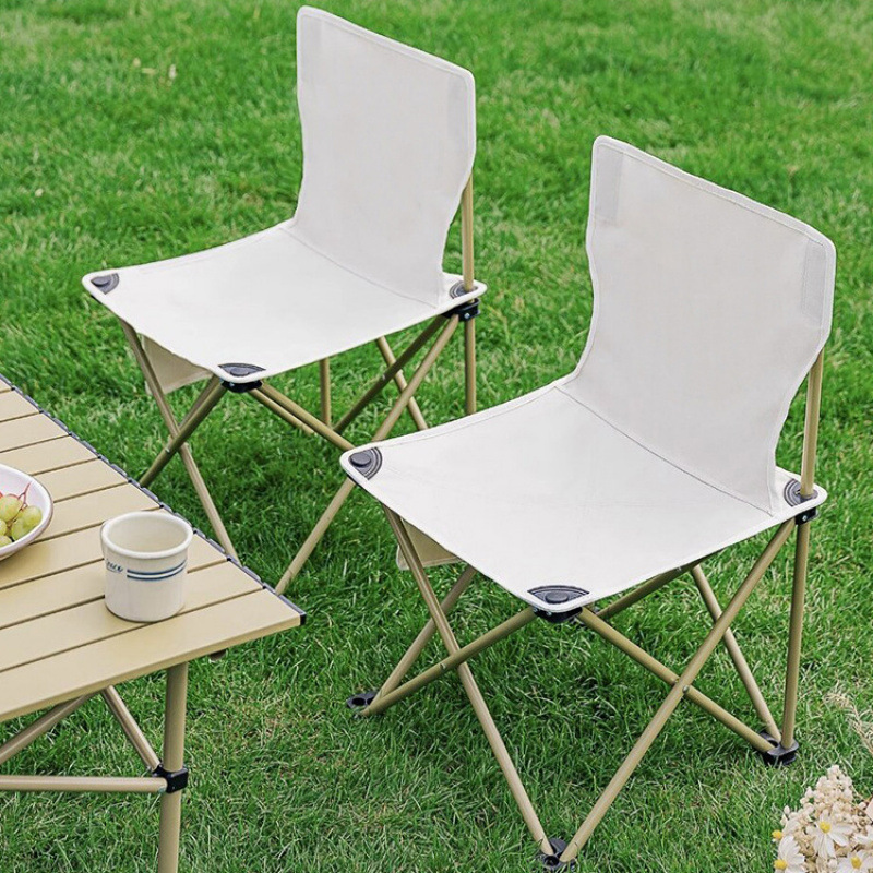 Outdoor Folding Chair Portable Camping Chair Art Sketching Chair Fishing Backrest Chair Bench Maza