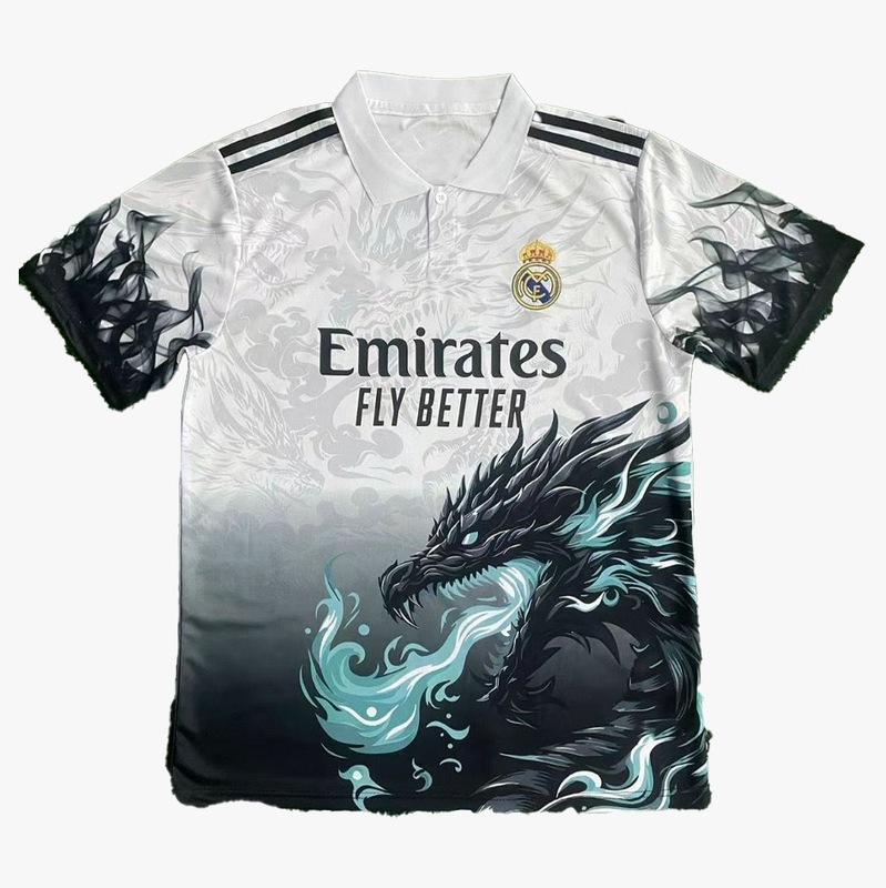 新款足球服2526皇马巴西特别版短袖跨境t恤 Real Madrid足球衣|undefined