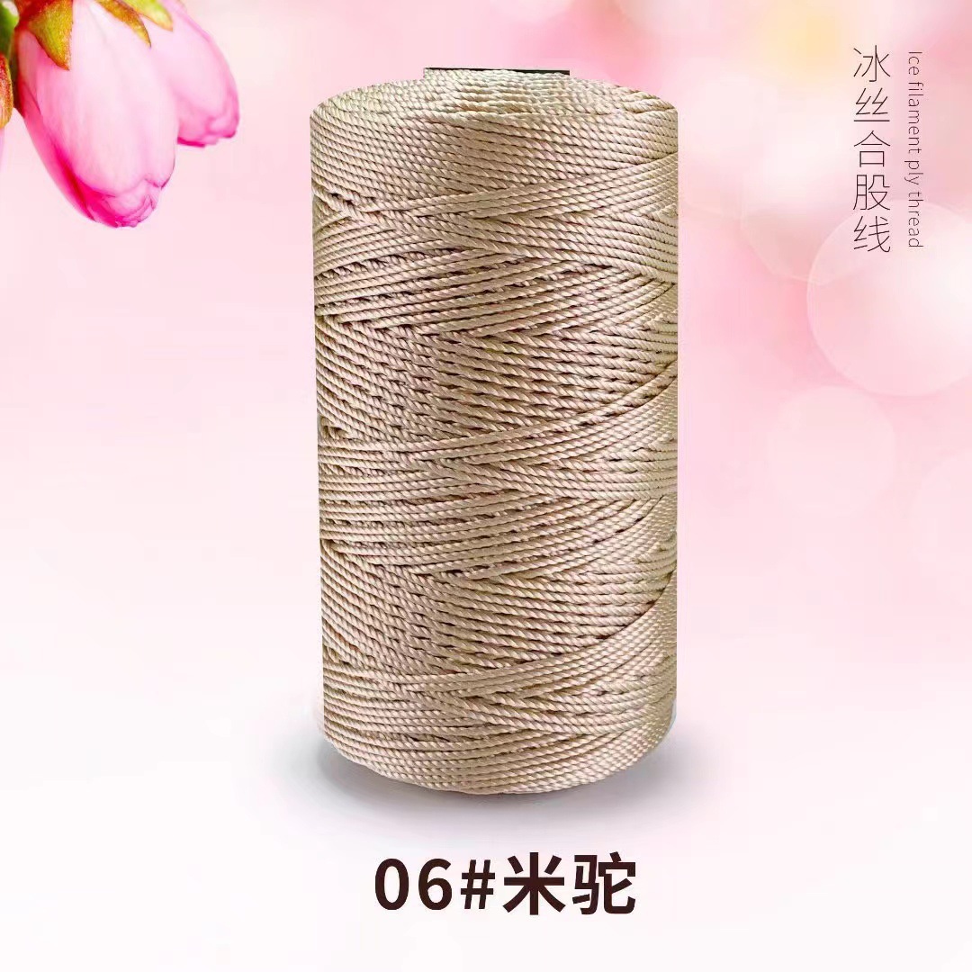 Hilo para Crochet de 3 Hebras de Nylon para Tejido a Mano