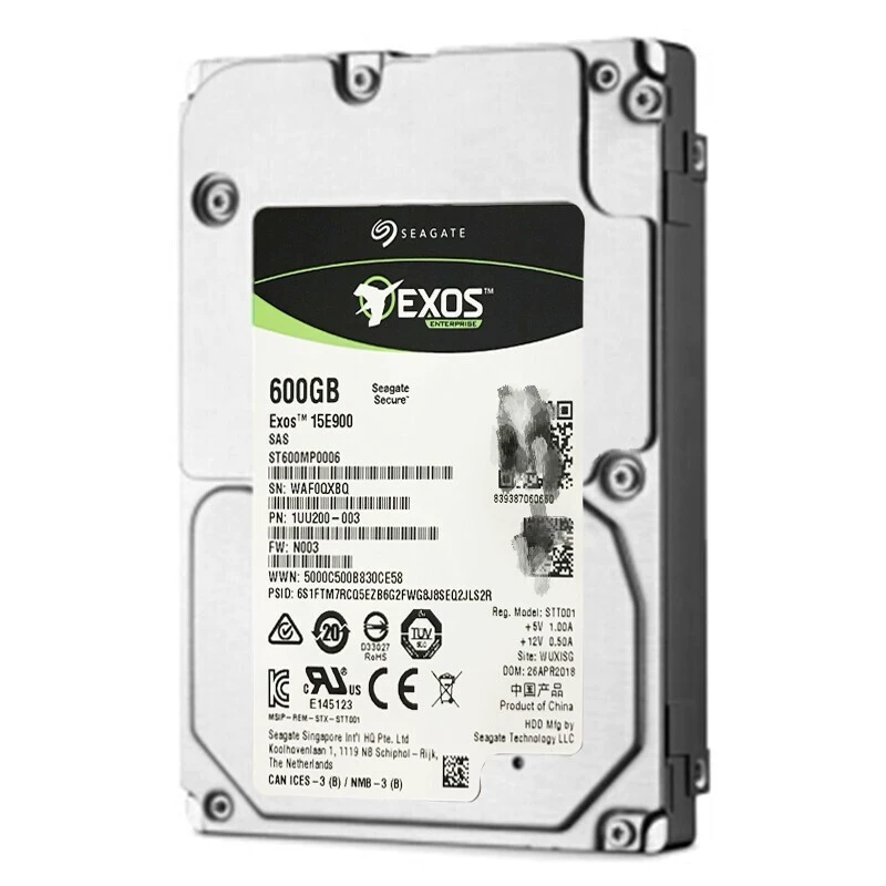 Жесткий диск уровня Enterprise с интерфейсом SAS 600 ГБ 256 МБ 15000 об/мин (ST600MP0006)