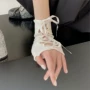 防晒辣妹木耳边少女手袖