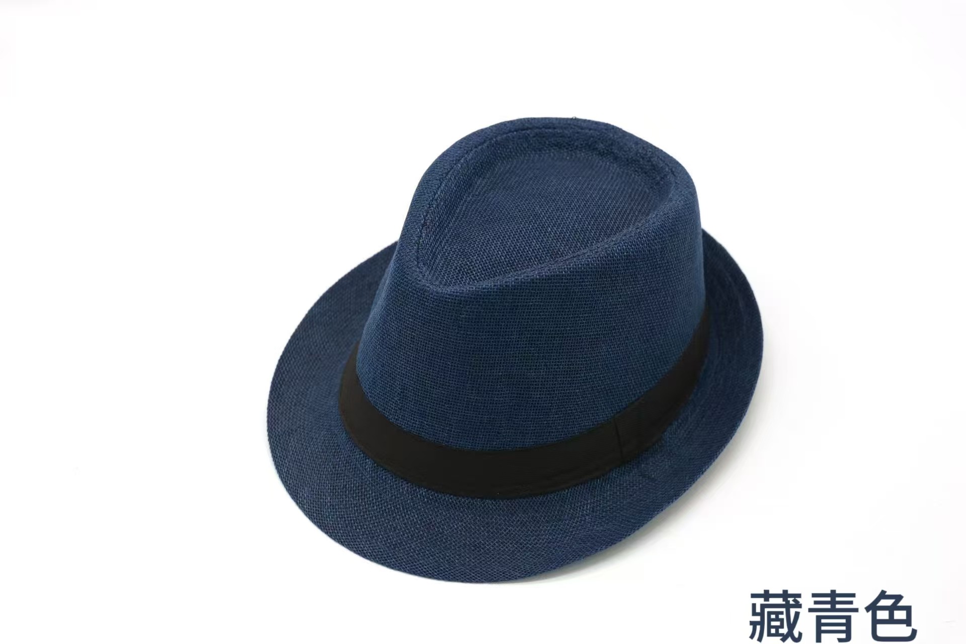 Sombrero Fedora para Hombre de Lino, Transpirable, Protección Solar y A Prueba de Viento, para Playa y Ocio