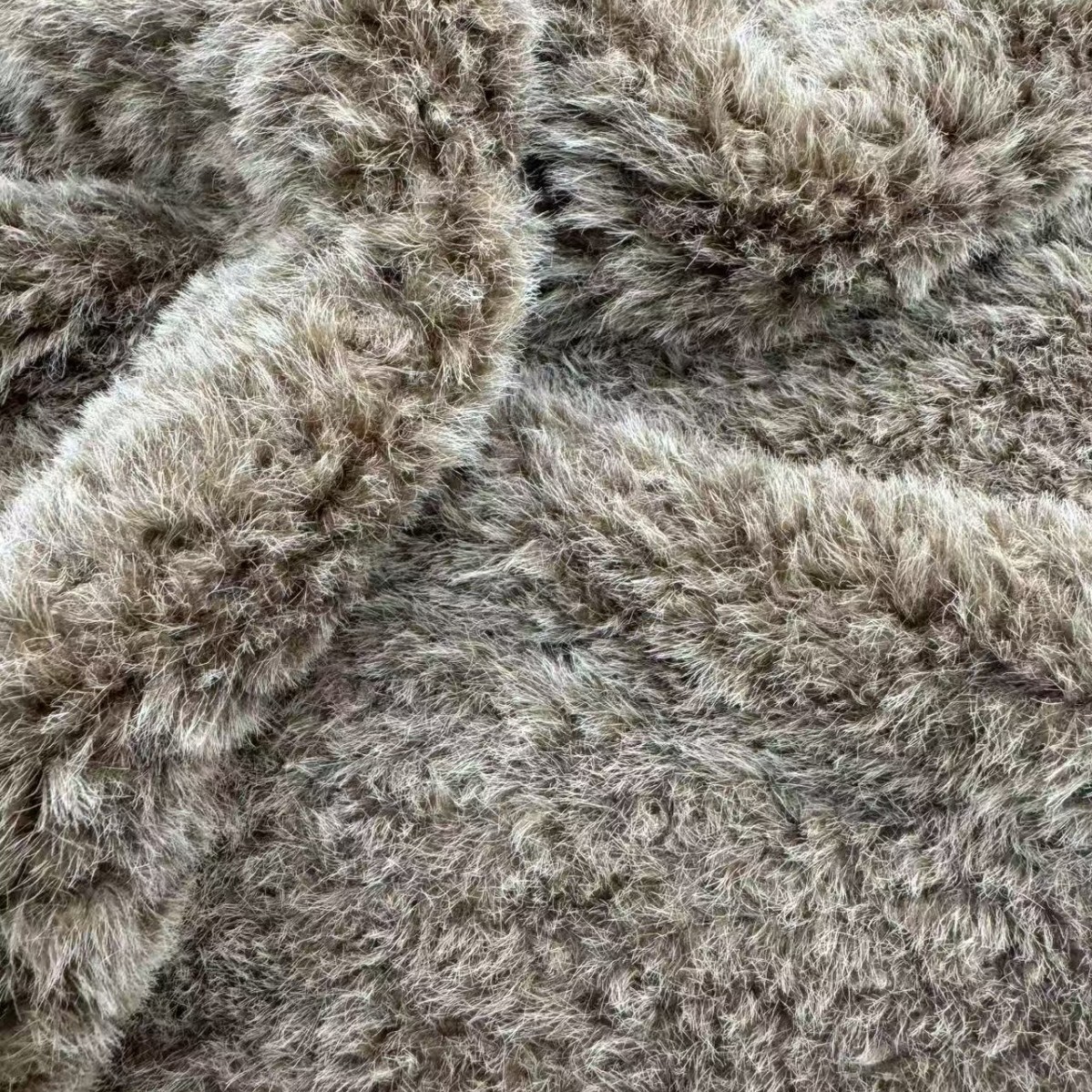Nuevos productos de doble color nubes super suave cepillo de flores de moda otoño invierno juguetes muñecas zapatos tela de peluche de piel artificial