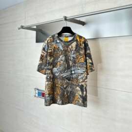 跨境正确版现货原标CH家26S联名迷彩满印圆领宽松短袖T恤男女同款
