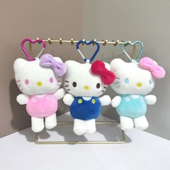 网红可爱萌kt猫挂件毛绒玩具公仔小猫咪包包挂饰钥匙扣布娃娃玩偶