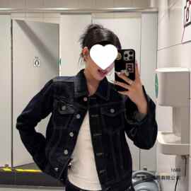 美式复古解构质感牛仔外套女2026春秋新款廓形修身显瘦工装夹克