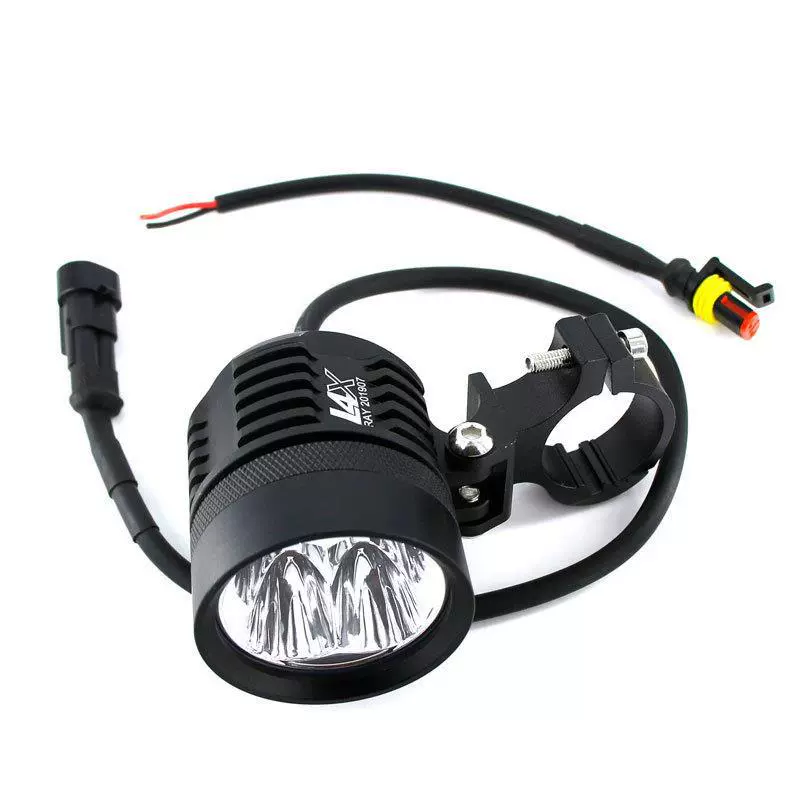 摩托车射灯 L6X L4X灯40w 车灯 电动车 超亮led 外置4珠 大灯强光