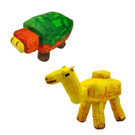新品Minecraft sniffer游戏我的世界像素方块capybara毛绒公仔