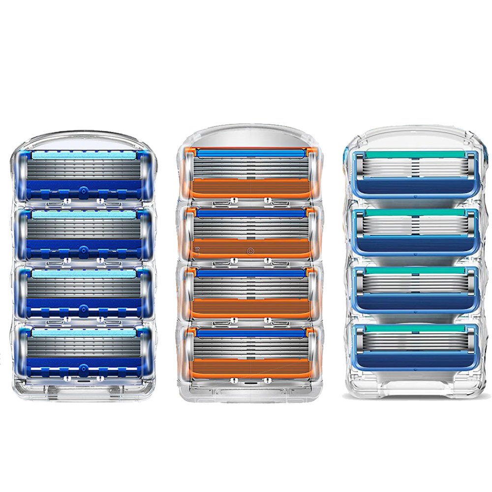 Hoja de afeitar manual de 5 capas al por mayor Hoja de afeitar de cinco capas Hoja de afeitar Hoja de afeitar Hoja de afeitar para hombres