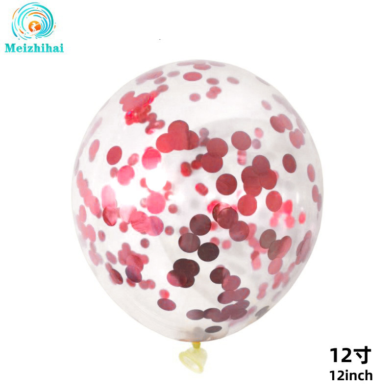 Bolas de lentejuelas rojas 100 unidades/paquete