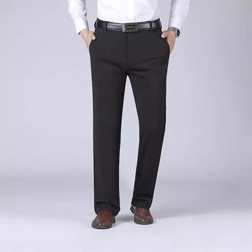 Relaxed pants for men, Western-style long pants for men, men's large stretch slim-fit pants, wrinkle-free, business formal suit pants, high stretch