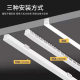 led linear silicone lamp with card slot embedded neon lamp slot bendable flexible waterproof wear-free silicone sleeve