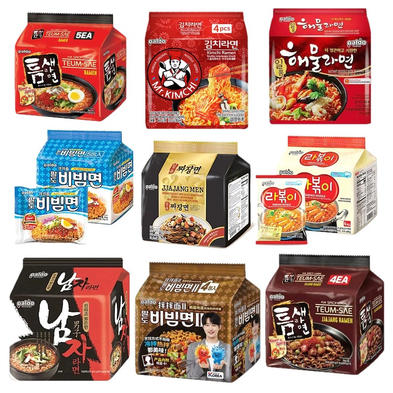 Южная Корея импортирует лапшу с жареным соусом из восьми человек