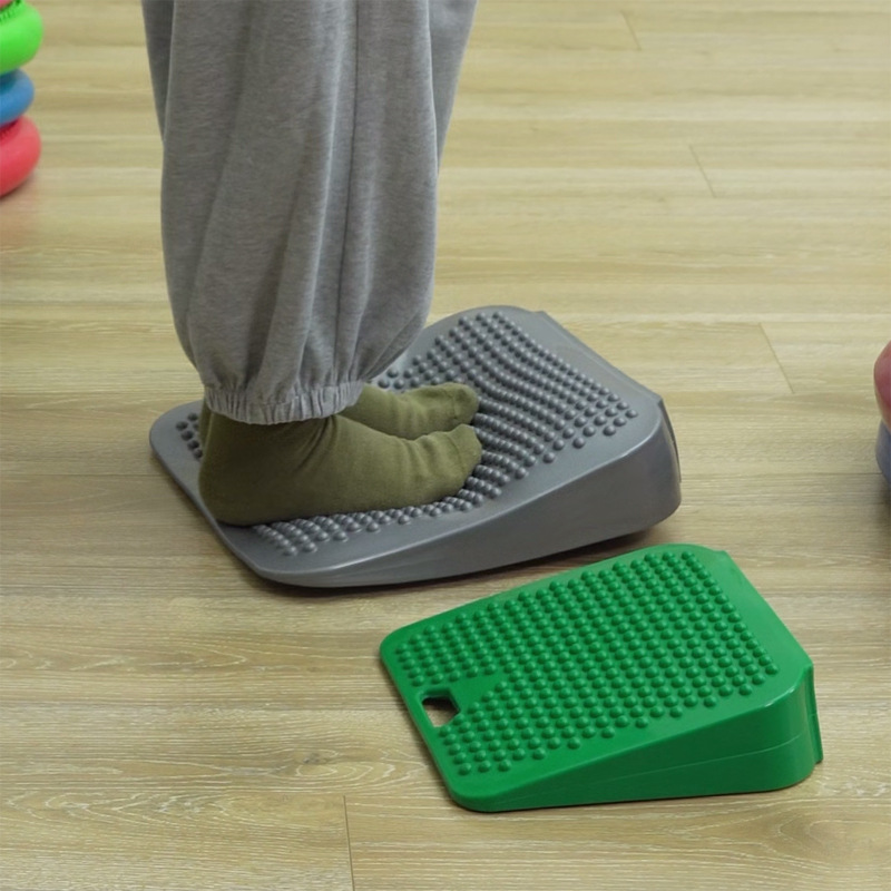 Tactil gran cojín cojín de aire cojín de asiento para niños entrenamiento sensorial infláble pedal cojín de equilibrio tacto rampa M