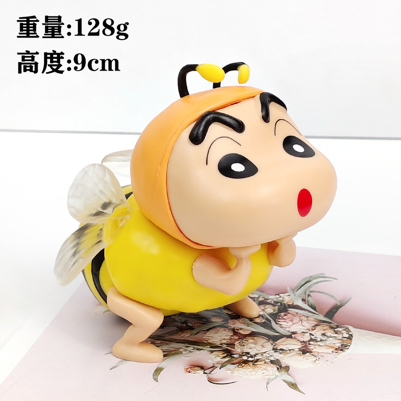 网红蜡笔小新手办潮玩周边小新公仔卡通玩偶桌面摆件玩具批发礼物|undefined