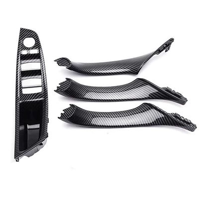 door inner handle inner armrest Armrest, handle, handle - carbon-brazing-pattern-4-piece-set