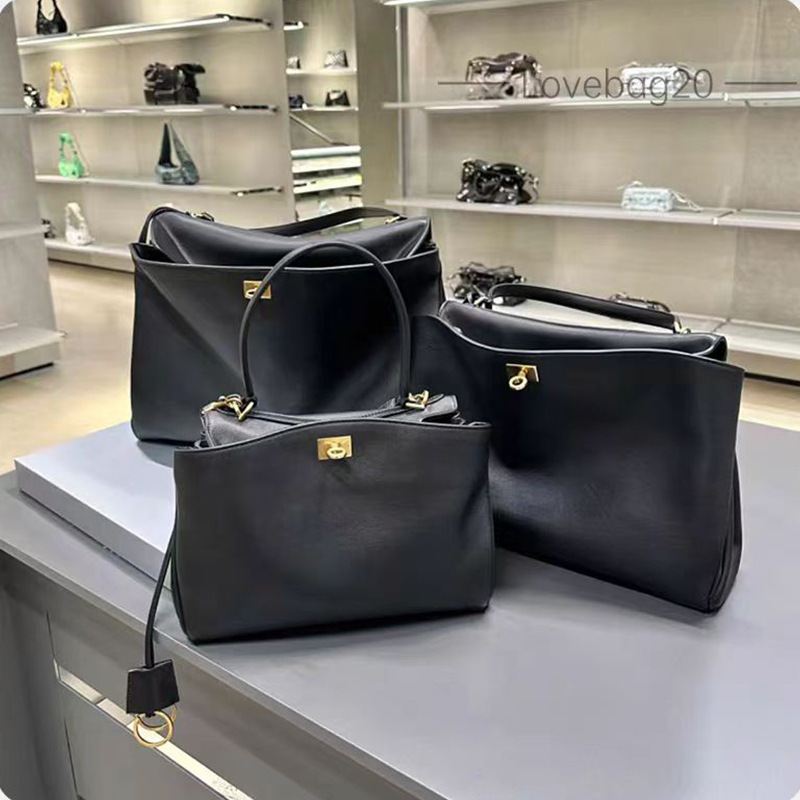 Home B Same Rodeo Bag Shoulder Commuter Bag Genuine Leather Handbag Underarm Tote Bag Women's Crossbody Kelly Bag