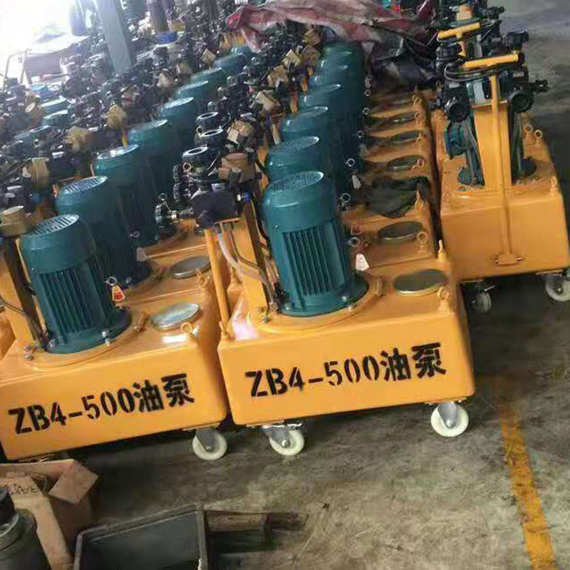 预应力张拉机油泵 50吨电动油泵 ZB4-500张拉机油泵