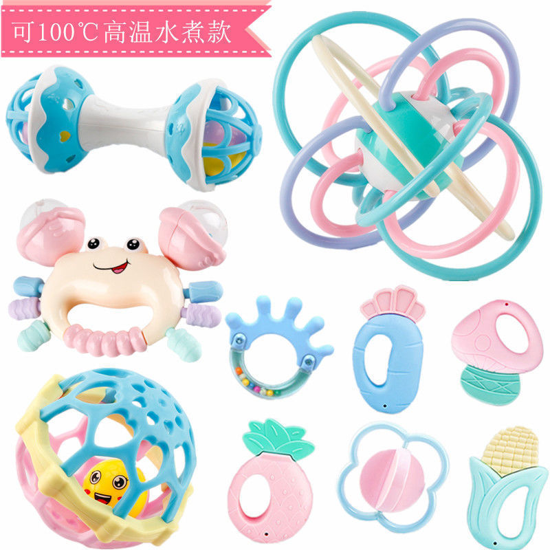 Juguetes para bebés mordedor Educativo Educación Temprana 0 a 3 meses 6 bebé 1 año bebé recién nacido niños y niñas sonajero de mano