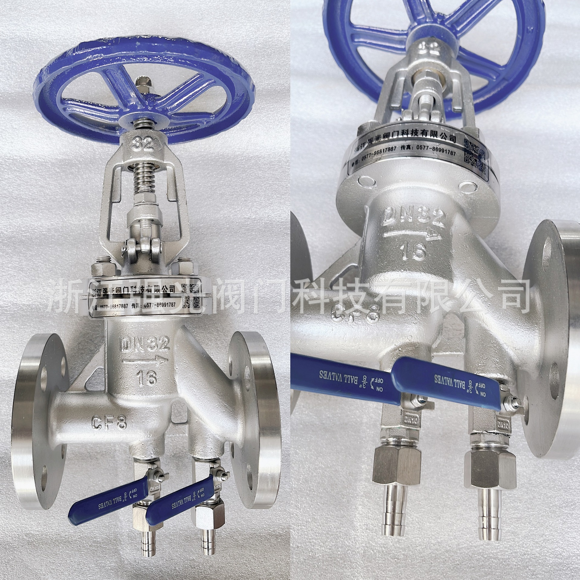 KJ41F-16P，卫生级不锈钢食品级，抗生素截止阀，抗菌素截止阀