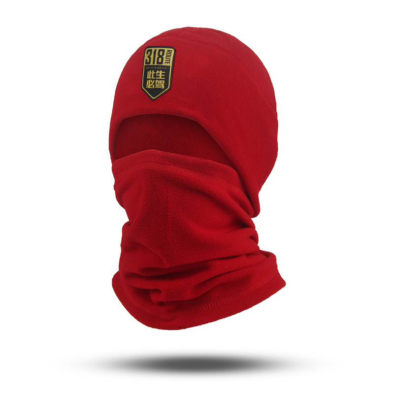 Sichuan-Tibet línea ciclismo máscara de frío otoño invierno calentamiento babillo casco a prueba de viento forrado sombrero pequeño y gorra de vello a prueba de viento gruesa