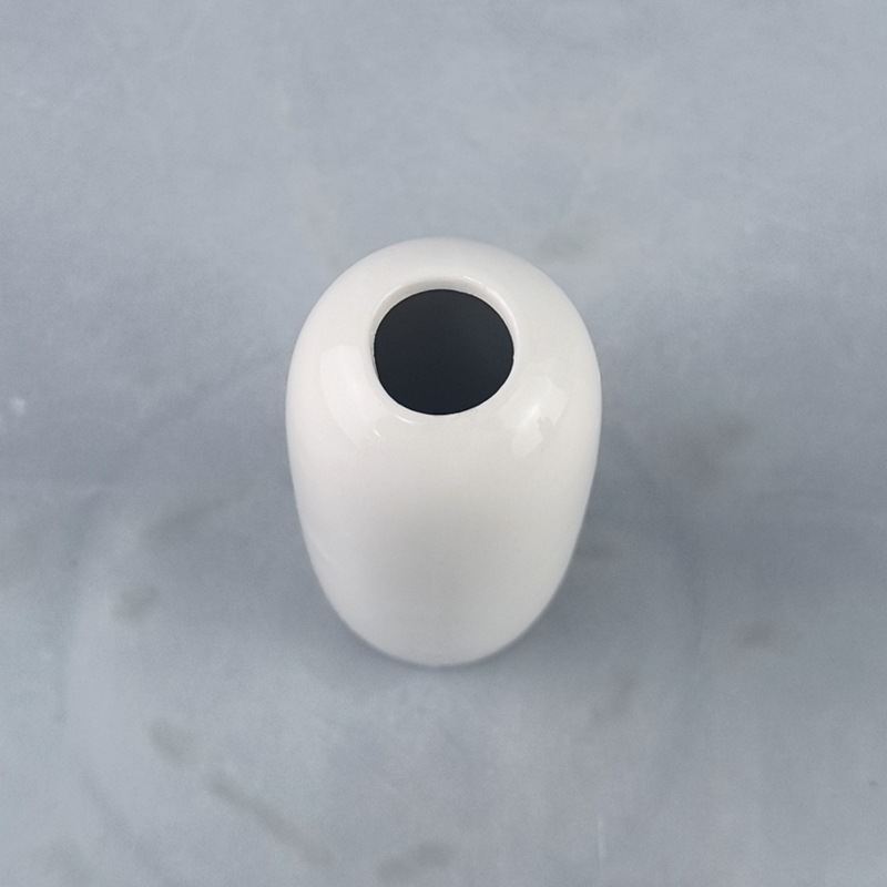 Cerámica perfumada flor de adornos de temperamento blanco puro en el hogar dormitorio de alto valor visual artesanías cerámicas de viento simples