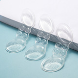 Прозрачные невидимые силиконовые износостойкие напяточники на высоком каблуке, наклейки на ноги для кожаной обуви, увеличенная толщина