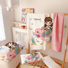 儿童豆豆毯 婴幼儿多功能盖毯 安抚豆豆毯可拆洗被套儿童春秋被子