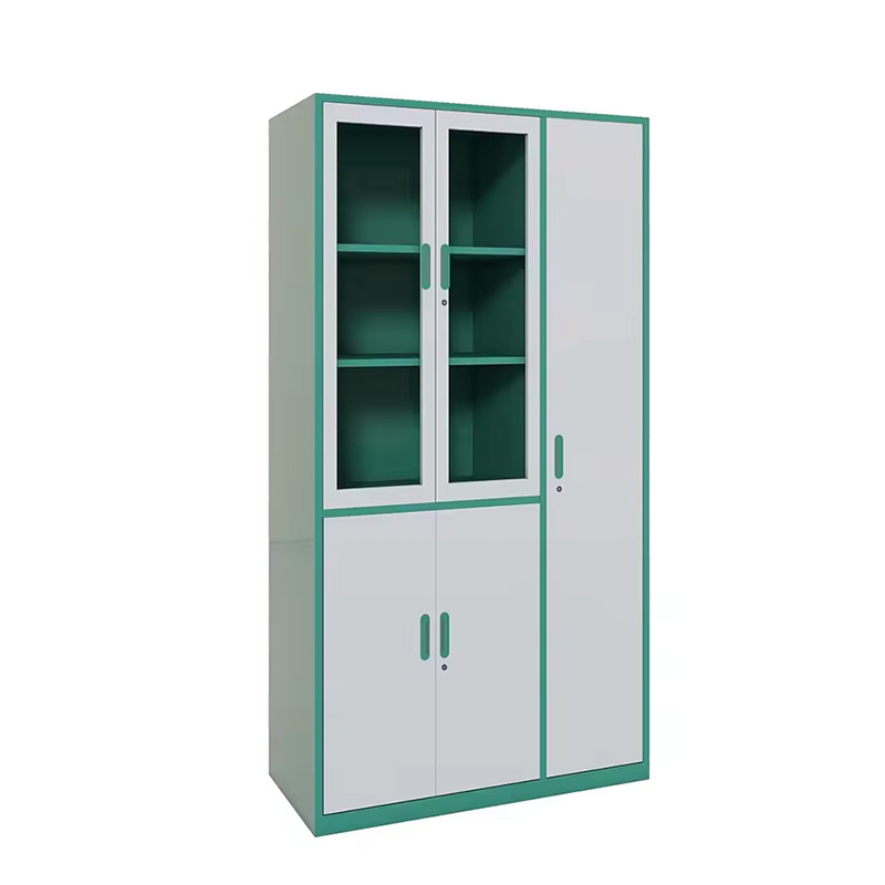 Factoria de comercio exterior armario de archivos de color metal oficina armario de archivos financieros armario de personal armario de cinco puertas armario