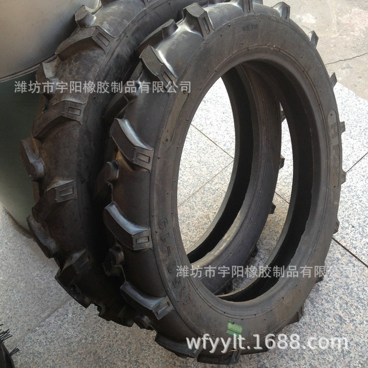 4.50-19 农用拖拉机轮胎 农用微耕机轮胎450-19 人字花纹