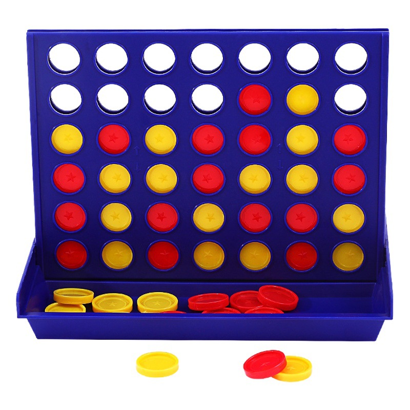 Diversión tridimensional de cuatro piezas de ajedrez Gravedad de cinco piezas de ajedrez para niños juguetes de ajedrez educativos juego de mesa doble entre padres e hijos