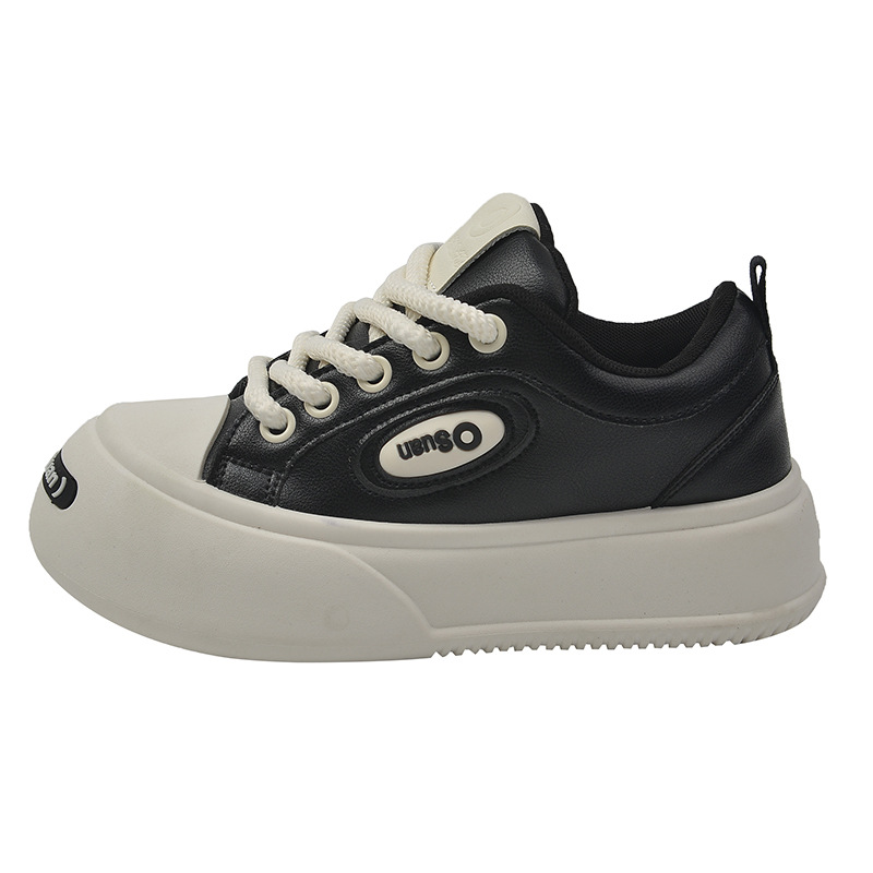 Damen Sneaker Mit Dicker Sohle Für Frühling Und Herbst Modisch_voghion.com