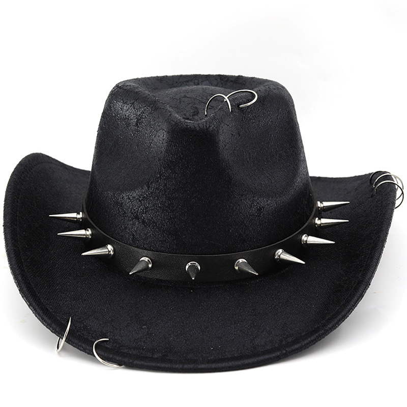 Black Cowboy Hat Set Western Tough Guy Cowboy Party Decoration Men and Women Hot Selling Black Cowboy Hat Dropshipping Black Cowboy Hat Set Western Tough Guy Cowboy Party Decoration Men and Women Hot Selling Black Cowboy Hat Dropshipping