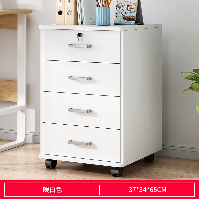 Debajo del escritorio Gabinete DE LA OFICINA Armario de madera Gabinete lateral con cerradura Gabinete de la impresora Gabinete del cajón Gabinete bajo