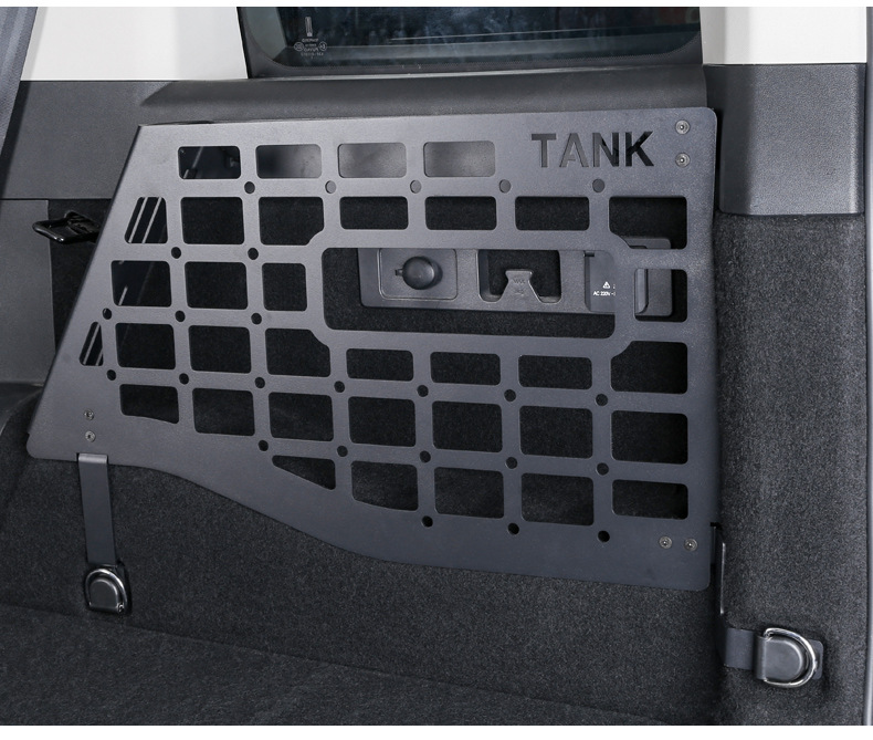 Tank 300 Trunk Storage Rack Left and Right Storage Aluminum Alloy Modified Tail Box Storage Box Expansion Hanging Net Interior