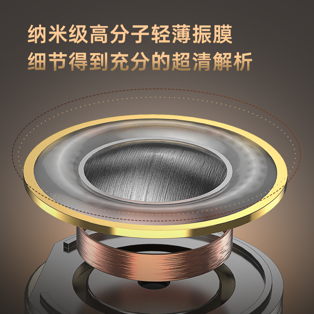 ND DD3 auriculares con cable en la oreja de tres engranajes de sonido ajustable tapones karaoke Monitor en vivo bobina móvil HIFI subwoofer