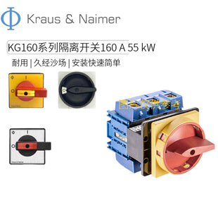 Disconnector 55 kW 160 A KG160 T106/D-A018 GKM K N Industrial