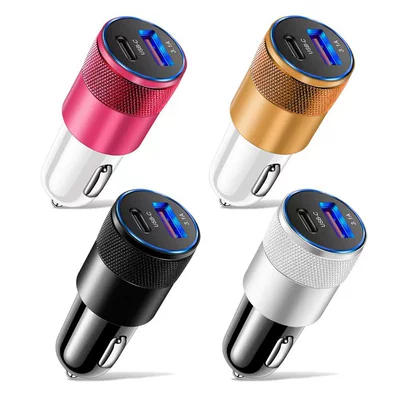 15W USB + PD metal: Mobil şarj cihazları