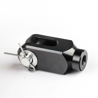 Alloy Rear Brake — Motorcycle pedals - black-aluminum-alloy-6mm