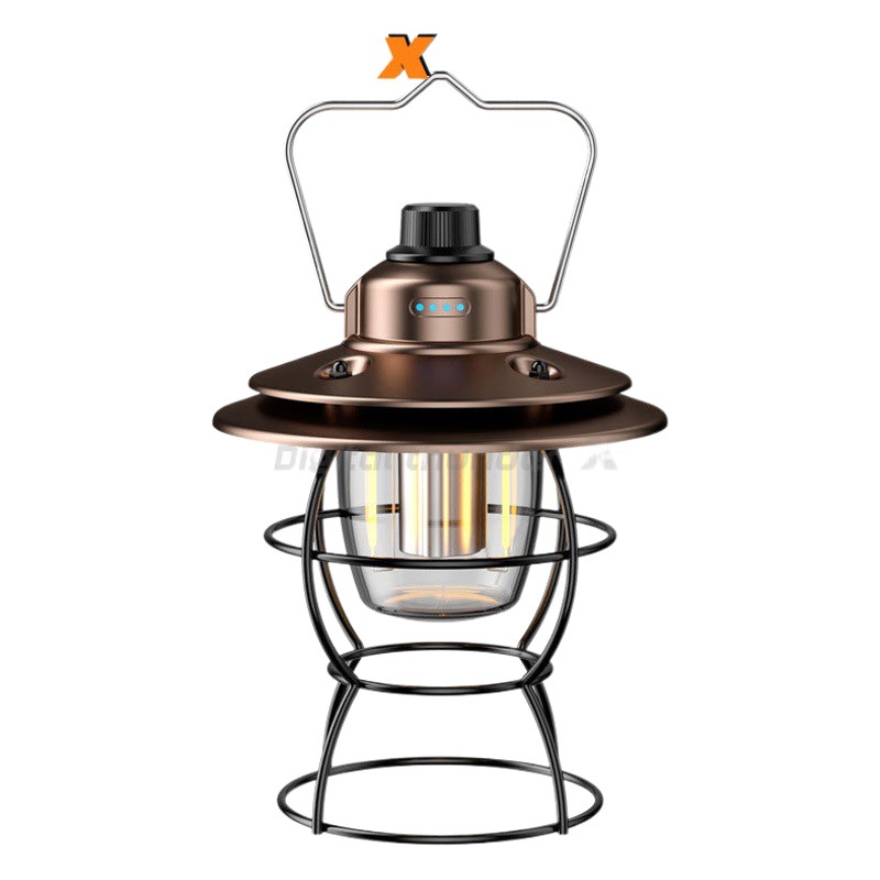 Transfronterizo LED retro camping luz al aire libre impermeable multifuncional iluminación camping Luz Portátil campamento iluminación linterna