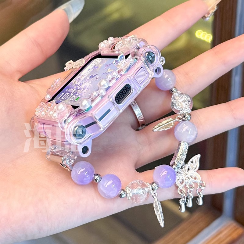 Suitable for Little Genius Phone Watch Z11 Strap Z10/Z9 Youth Version Z8A/Z7S Beaded Bracelet Z6S/Z6A