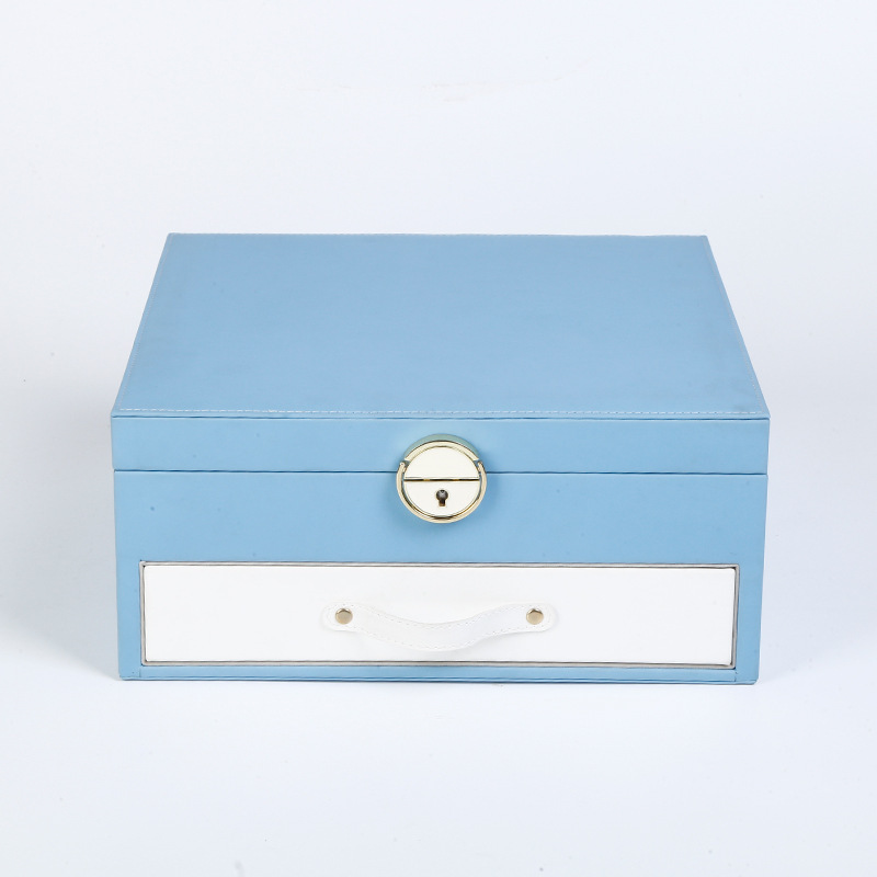 pu收纳盒子项链耳环戒指首饰收纳盒饰品盒礼品珠宝包装盒