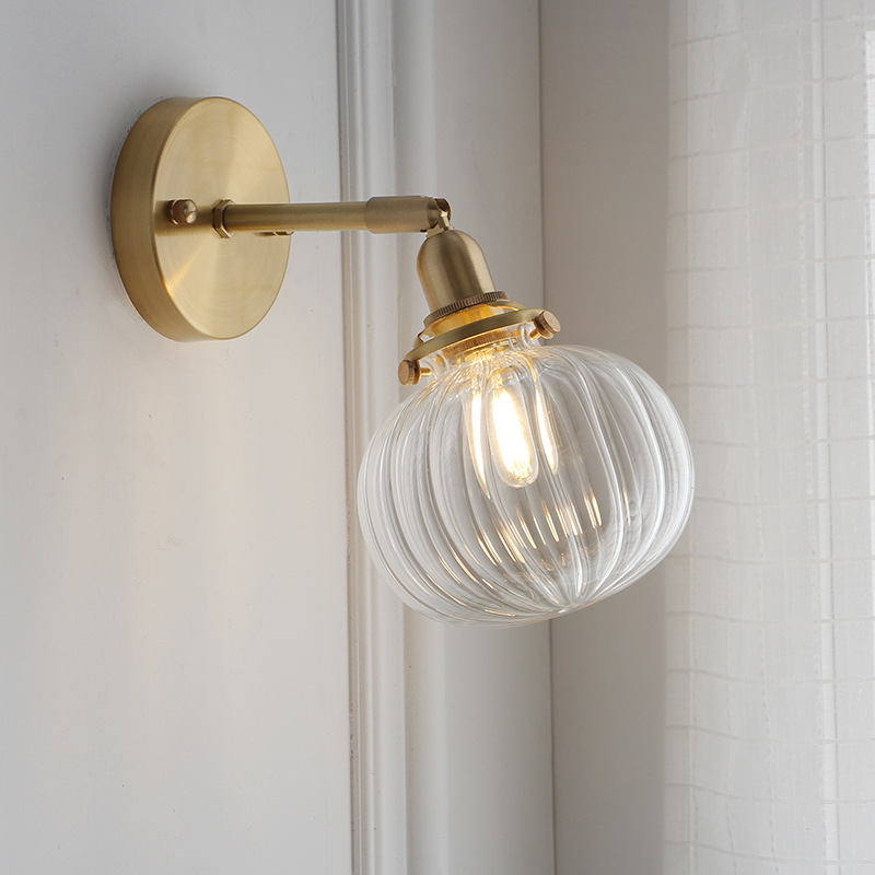 Japanese Retro Scandinavian Bedside Brass Wall Lamp Green Simple Bathroom Bathroom Mirror Front Copper Lamp Photo Wall Lamp Japanese Retro Scandinavian Bedside Brass Wall Lamp Green Simple Bathroom Bathroom Mirror Front Copper Lamp Photo Wall Lamp