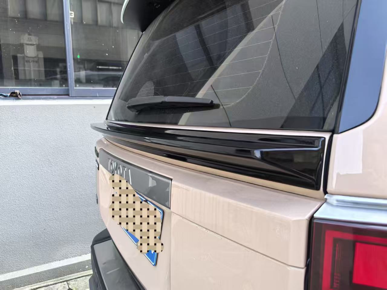 Suitable for 24 Prado Lc250 Mid-Wing Tailgate Spoiler Lc250 Modified Mid-Wing