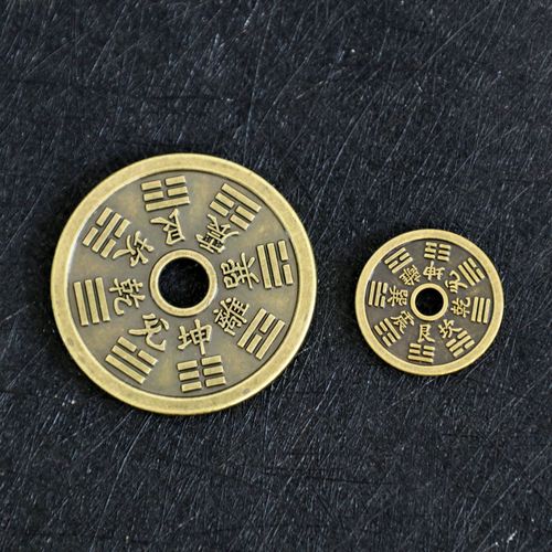 Manufacturer wholesale mountain ghost money, five emperors money, Bagua retro coin pendant, antique coin, mountain ghost money copper coin