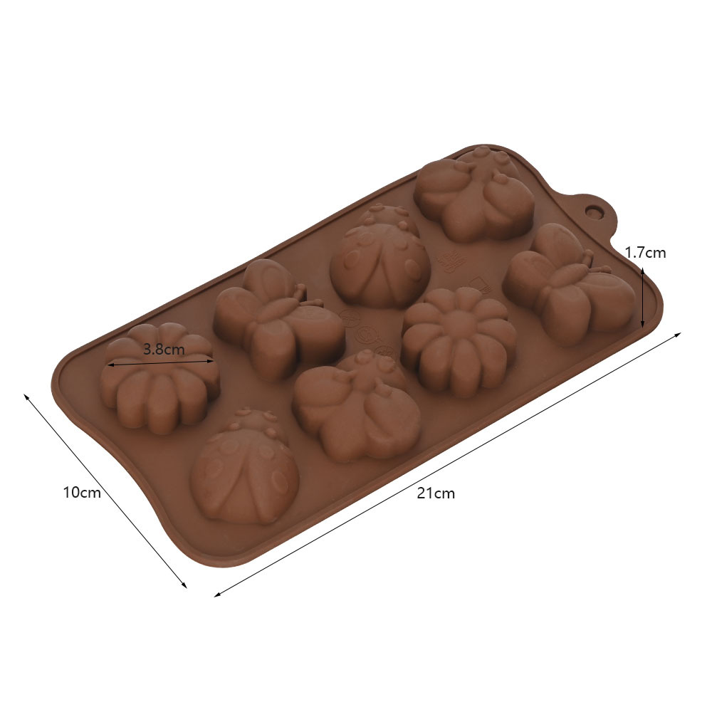 Molde de Silicona para Chocolate DIY, Multiuso con Formas de Dibujos Animados para Repostería