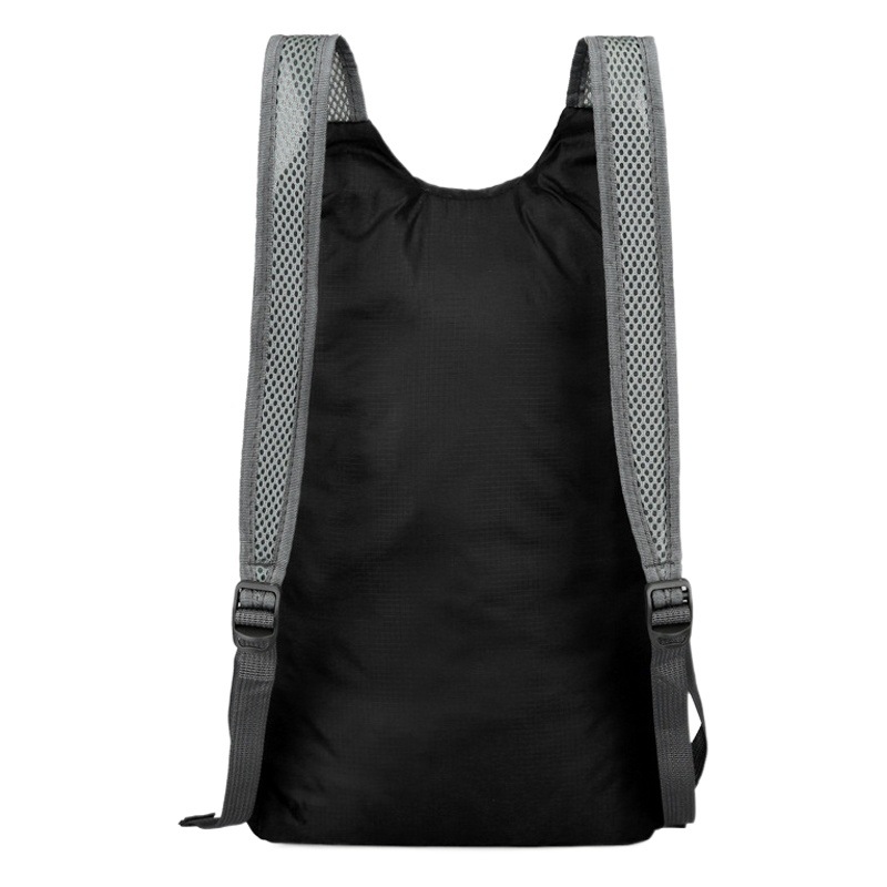 Al Aire Libre portátil plegable bolsa de piel hombro ligero deportes mochila bolsa de viaje regalo mochila impreso logo