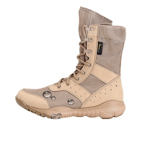 High-top combat boots, breathable boots, desert boots, tactical boots, shock-absorbing anti-slip hiking shoes, outdoor hiking boots