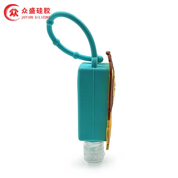 Funda de silicona para botellas pequeñas, diseño cartoon reutilizable